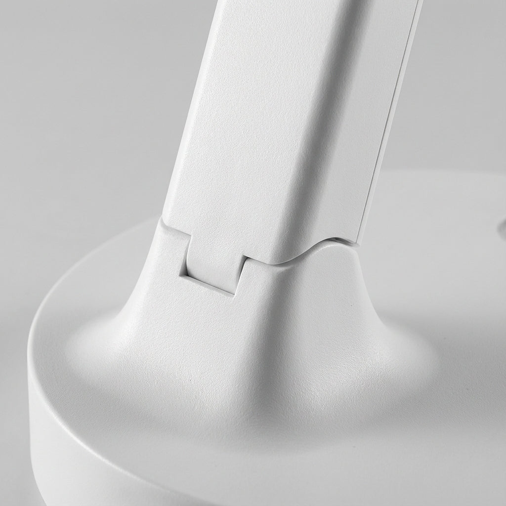 Comfarnot Minimalist Desk Lamp with LED Clock Warm Light USB TimeLume