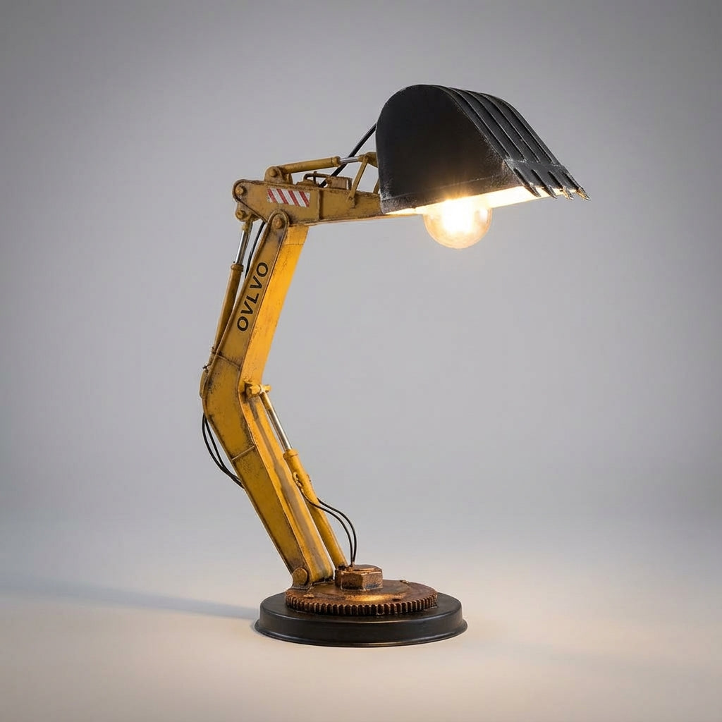 Playful Excavator Table Light